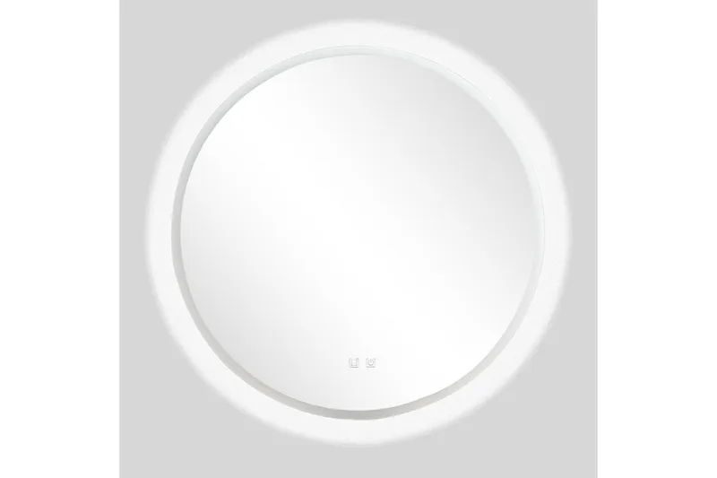 Clas Rund Badrumsspegel med LED-belysning 120 cm - Anti-Fog och Touch-Styrning - Inredning - Badrumsinredning - Badrumsspegel