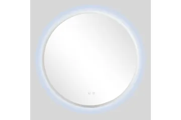 Clas Rund Badrumsspegel med LED-belysning 120 cm - Anti-Fog och Touch-Styrning - Inredning - Badrumsinredning - Badrumsspegel