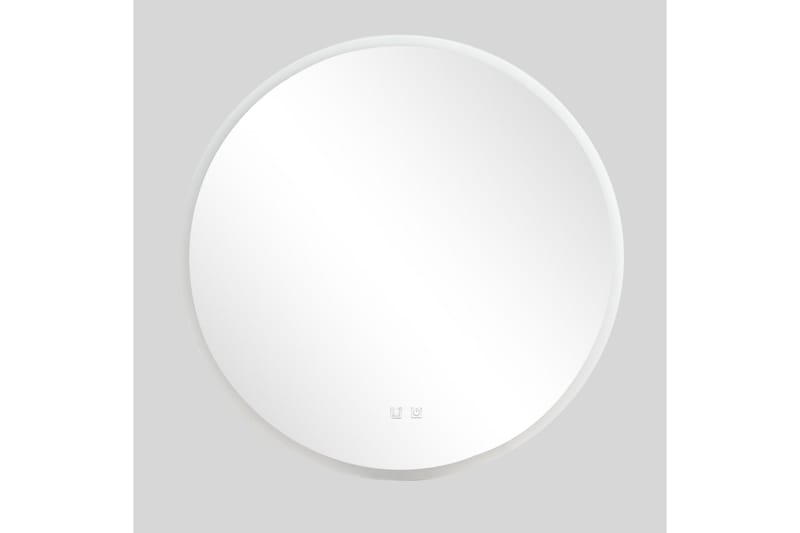 Clas Rund Badrumsspegel med LED-belysning 120 cm - Transparent - Inredning - Badrumsinredning - Badrumsspegel