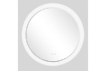Clas Rund Badrumsspegel med LED-belysning 120 cm - Transparent - Inredning - Badrumsinredning - Badrumsspegel