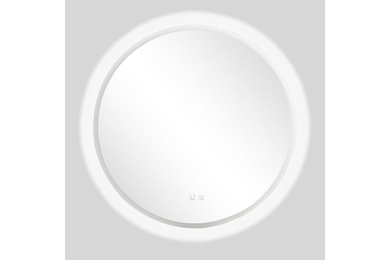 Clas Rund Badrumsspegel med LED-belysning 120 cm - Transparent - Inredning - Badrumsinredning - Badrumsspegel