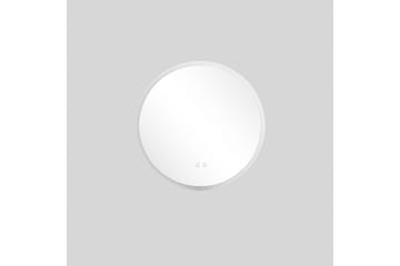 Clas Rund Badrumsspegel med LED-belysning 60 cm - Anti-Fog och Touch-Styrning - Inredning - Badrumsinredning - Badrumsspegel