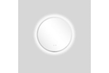 Clas Rund Badrumsspegel med LED-belysning 60 cm - Anti-Fog och Touch-Styrning - Inredning - Badrumsinredning - Badrumsspegel