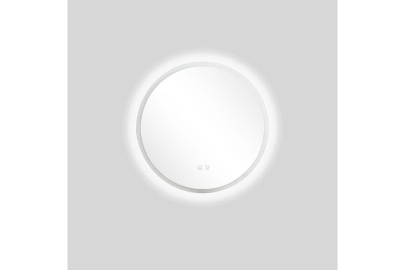 Clas Rund Badrumsspegel med LED-belysning 60 cm - Anti-Fog och Touch-Styrning - Inredning - Badrumsinredning - Badrumsspegel