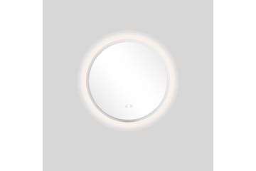 Clas Rund Badrumsspegel med LED-belysning 60 cm - Anti-Fog och Touch-Styrning - Inredning - Badrumsinredning - Badrumsspegel
