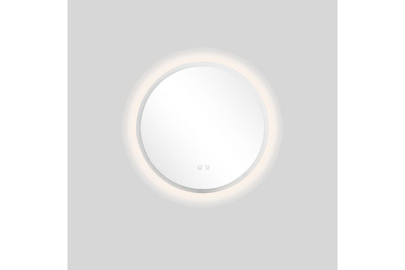 Clas Rund Badrumsspegel med LED-belysning 60 cm - Anti-Fog och Touch-Styrning - Inredning - Badrumsinredning - Badrumsspegel