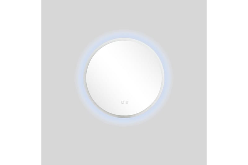 Clas Rund Badrumsspegel med LED-belysning 60 cm - Anti-Fog och Touch-Styrning - Inredning - Badrumsinredning - Badrumsspegel