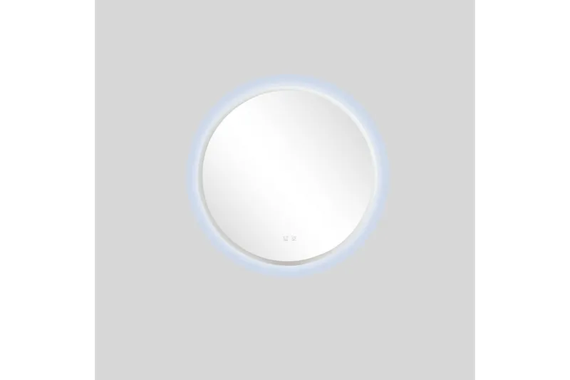 Clas Rund Badrumsspegel med LED-belysning 80 cm - Anti-Fog och Touch-Styrning - Inredning - Badrumsinredning - Badrumsspegel