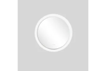 Clas Rund Badrumsspegel med LED-belysning 80 cm - Anti-Fog och Touch-Styrning - Inredning - Badrumsinredning - Badrumsspegel