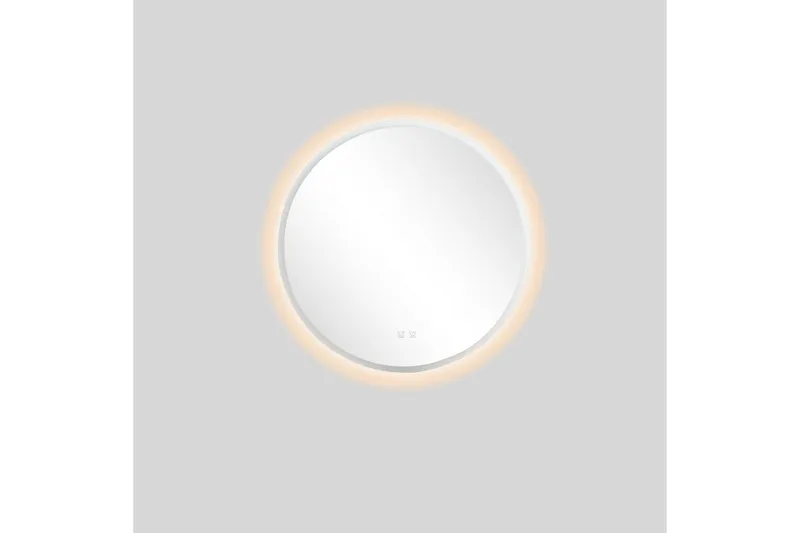 Clas Rund Badrumsspegel med LED-belysning 80 cm - Anti-Fog och Touch-Styrning - Inredning - Badrumsinredning - Badrumsspegel