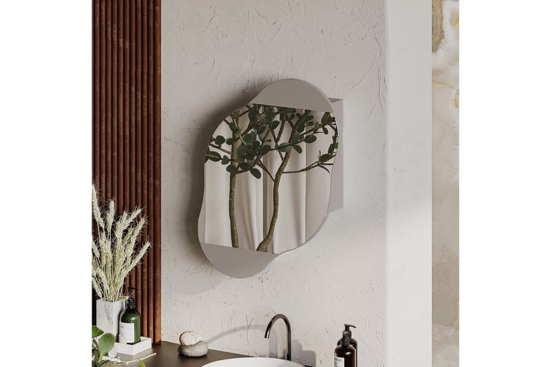 Dartmoor Badrumsspegel 60 cm Rektangulär - Brun - Inredning - Badrumsinredning - Badrumsspegel