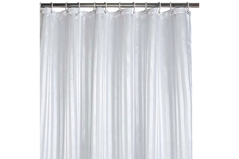 Duschdraperi 180 x 200 cm - Vit - Inredning - Badrumsinredning - Duschdraperi