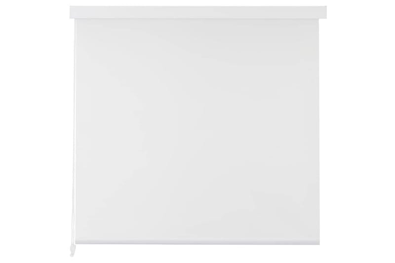 Rullgardin för dusch 80x240 cm vit - Vit - Duschdraperi