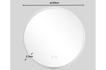 Galdwyn Badrumsspegel 120 cm Rund - Transparent - Inredning - Badrumsinredning - Badrumsspegel