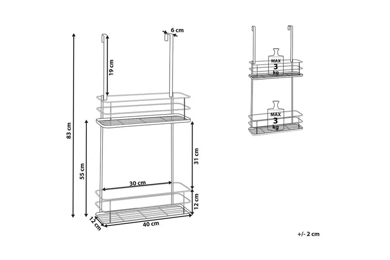Hänghylla Tayasu - Förvaring - Badrumsförvaring - Badrumshylla