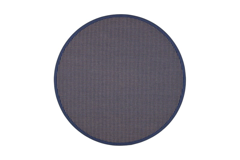 Matta Lyyra Rund 133 cm Blå - Vm Carpet - Inredning - Badrumsinredning - Halkmatta & duschmatta