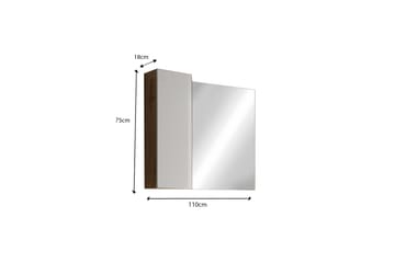Hamburgan Badrumsspegel 75x110 cm - Beige - Inredning - Badrumsinredning - Badrumsspegel