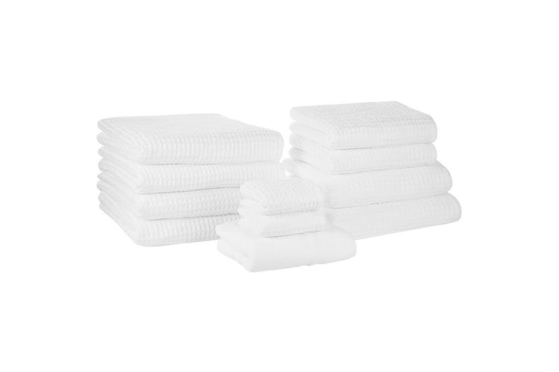 Handduk Areora set om 11 Vit - Vit - Textil & mattor - Badrumstextil - Handdukar