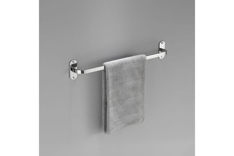 Enkel handdukshängare 22x22 cm Silver - Lyfco - Handdukshållare - Handdukshängare & handduksstång