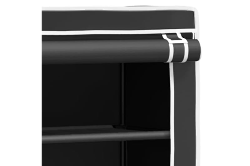 beBasic Hylla för tvättmaskin med 2 hyllplan svart 71x29,5x170,5cm järn - Black - Handdukshållare