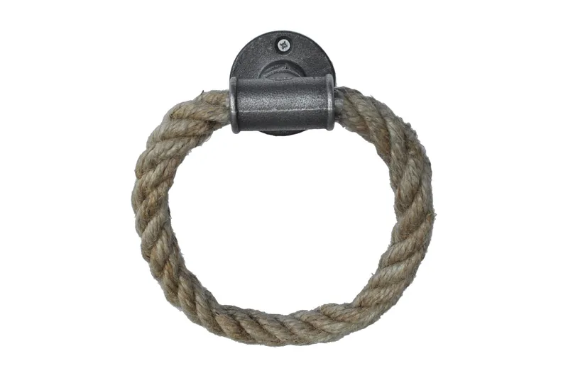 Evila Handdukshängare Rep, Svart