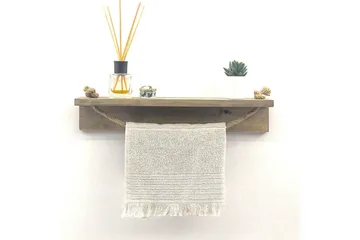 Raianna Handdukshållare 50 cm - Valnöt - Inredning - Badrumsinredning - Handdukshållare