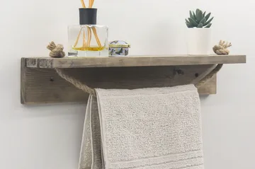 Raianna Handdukshållare 50 cm - Valnöt - Inredning - Badrumsinredning - Handdukshållare