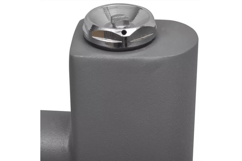 Handdukstork centralvärme element båge grå 480x480 mm - Grå - Handdukstork vattenburen