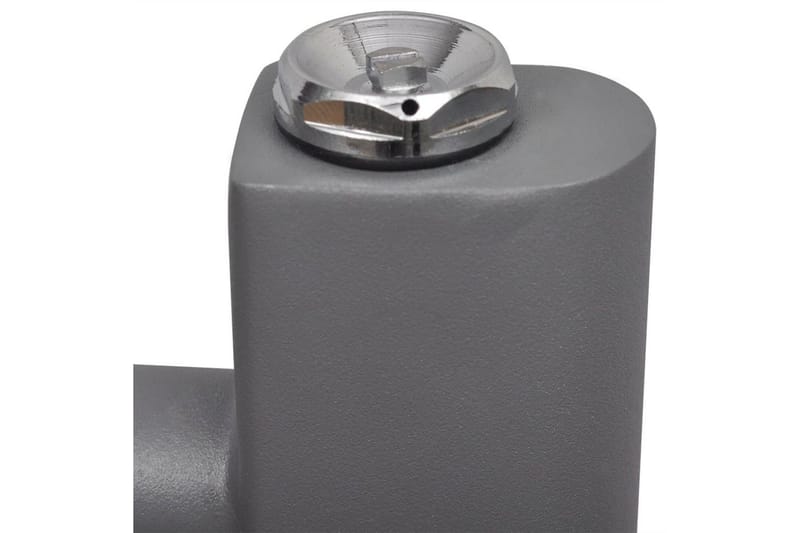 Handdukstork centralvärme element båge grå 500x1160 mm - Grå - Handdukstork vattenburen
