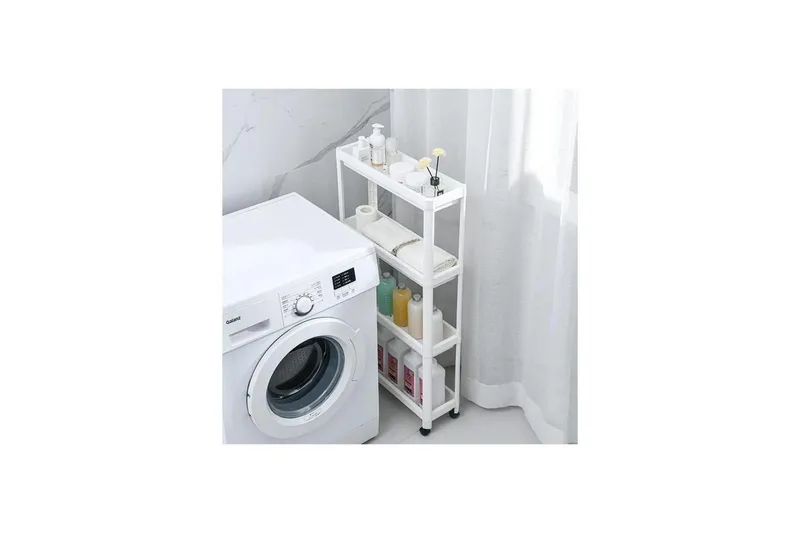 Hyllor Plast Multi Purpose Ratmo Ornel Vit Vit - Inredning - Badrumsinredning - Rullvagn badrum