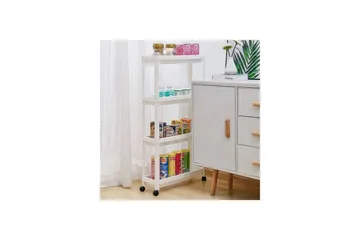 Hyllor Plast Multi Purpose Ratmo Ornel Vit Vit - Inredning - Badrumsinredning - Rullvagn badrum
