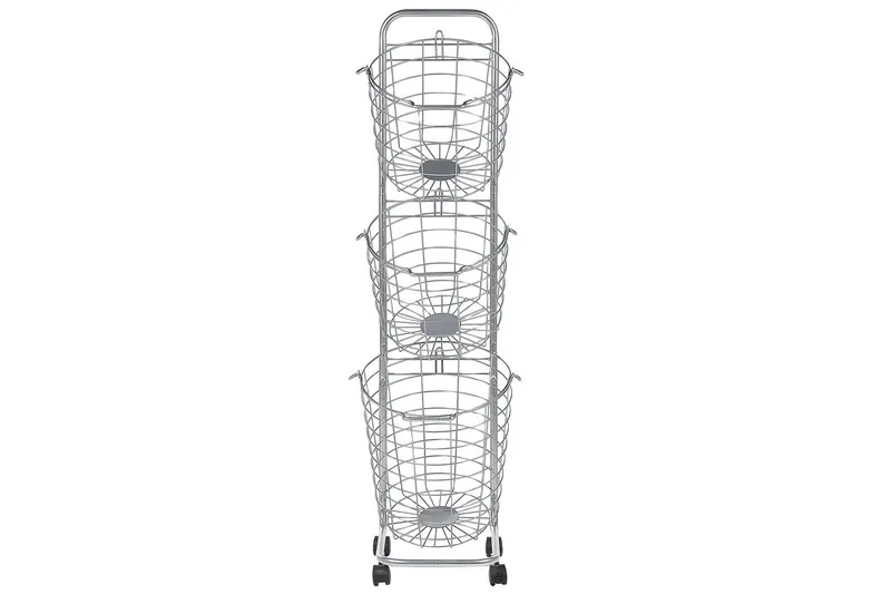 Korg Ayapal Silver - Silver - Inredning - Badrumsinredning - Rullvagn badrum