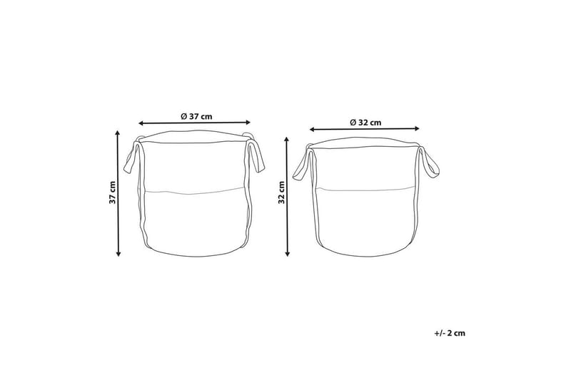 Korg Bellpat set om 2 - Förvaring - Småförvaring - Förvaringskorg - Flätad korg & rottingkorg