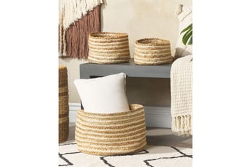 Korg Kahu set om 3 - Förvaring - Småförvaring - Förvaringskorg - Flätad korg & rottingkorg