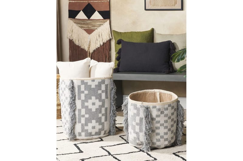 Korg Kalai set om 2 - Förvaring - Småförvaring - Förvaringskorg - Flätad korg & rottingkorg