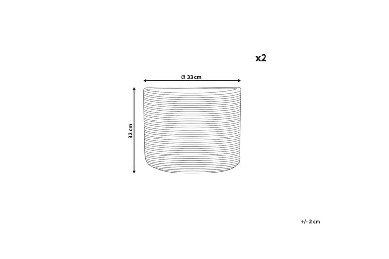 Korg Yerkoy set om 2 - Förvaring - Småförvaring - Förvaringskorg - Flätad korg & rottingkorg