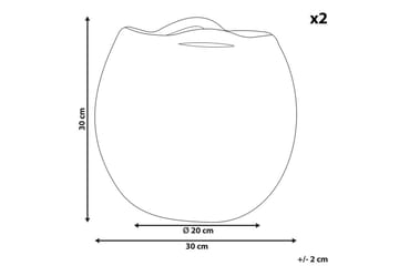 Korg Panjgur set om 2 Violett - Violett - Förvaring - Småförvaring - Förvaringskorg - Flätad korg & rottingkorg