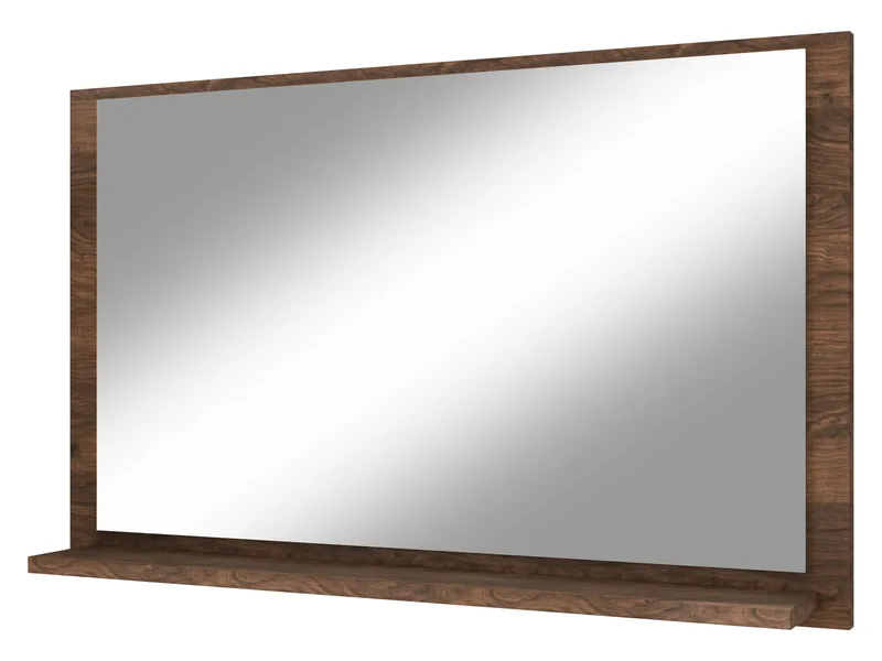 Merlinor Väggspegel 80 cm - mörkbrun - Inredning - Badrumsinredning - Badrumsspegel