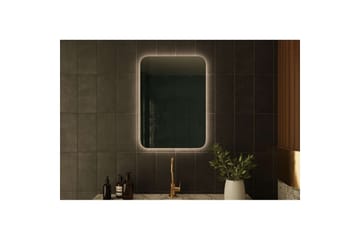 Neylen Badrumsspegel 50 cm Rektangulär - Vit - Inredning - Badrumsinredning - Badrumsspegel