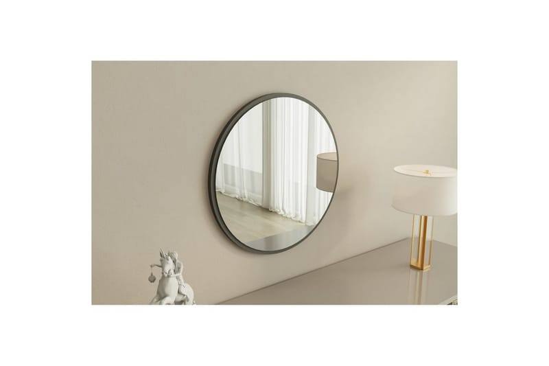 Spegel Buhem Antracit - Vit - Inredning - Badrumsinredning - Badrumsspegel