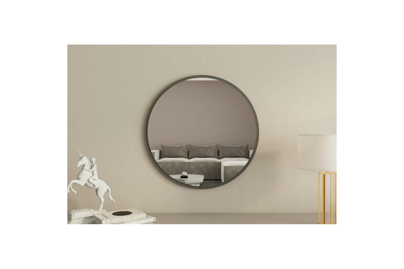 Spegel Buhem Antracit - Vit - Inredning - Badrumsinredning - Badrumsspegel