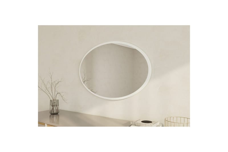 Spegel Dymra Vit - Vit - Inredning - Badrumsinredning - Badrumsspegel