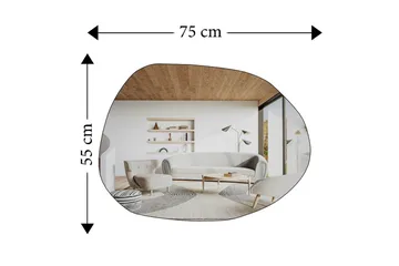 Spegel Haviland Transparent - Vit - Inredning - Badrumsinredning - Badrumsspegel