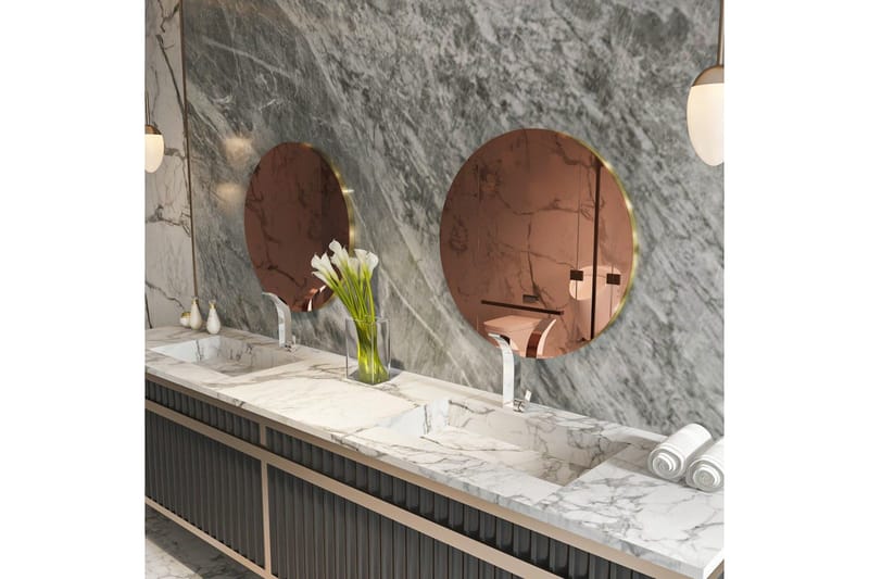 Spegel Torlen Brons / Rany - Brons / Rany - Inredning - Badrumsinredning - Badrumsspegel