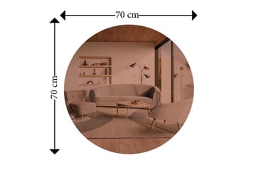 Spegel Torlen Brons / Rany - Brons / Rany - Inredning - Badrumsinredning - Badrumsspegel