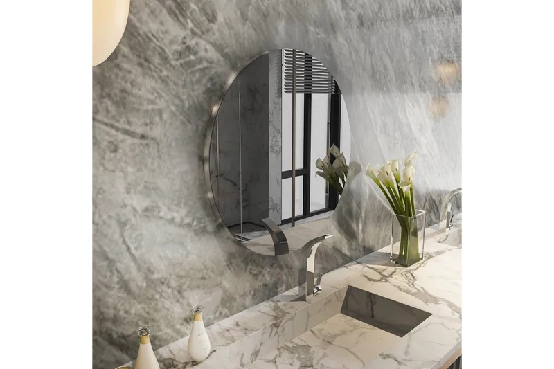 Spegel Torlen Mörkgrå / Argentu - Mörkgrå / Argentu - Inredning - Badrumsinredning - Badrumsspegel