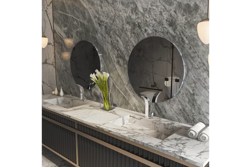 Spegel Torlen Mörkgrå / Argentu - Mörkgrå / Argentu - Inredning - Badrumsinredning - Badrumsspegel