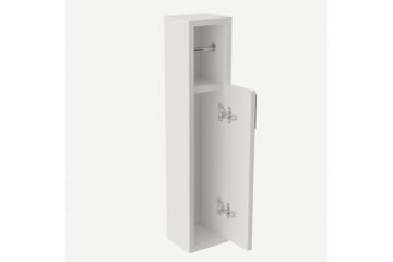Badrumsförvaring Neubach 15x70 cm 2 Hyllor - Vit - Inredning - Badrumsinredning - Toalettpappershållare