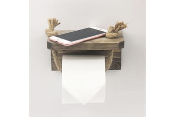 Caponetto Toalettpappershållare 17 cm - Valnöt - Inredning - Badrumsinredning - Toalettpappershållare