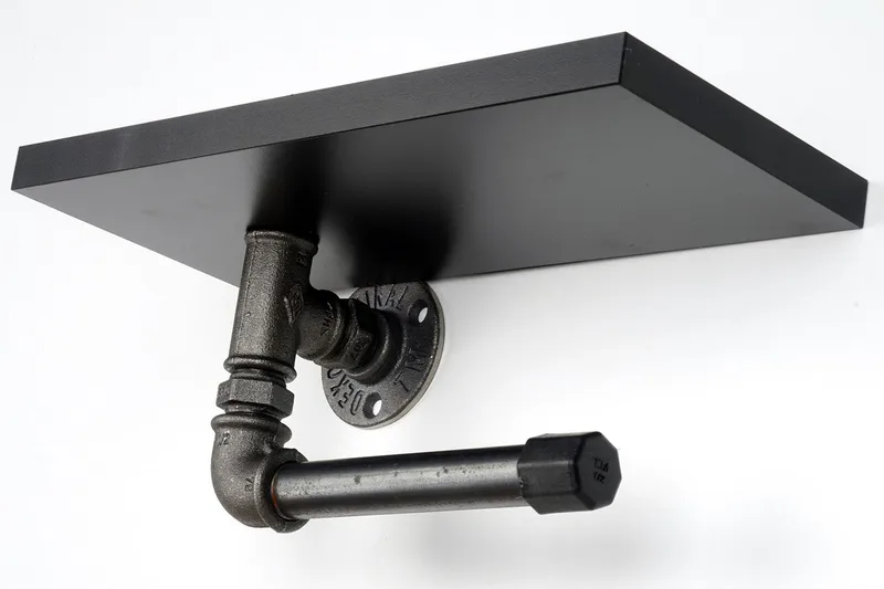 Chandina Toalettpappershållare 30x12 cm - Svart - Inredning - Badrumsinredning - Toalettpappershållare